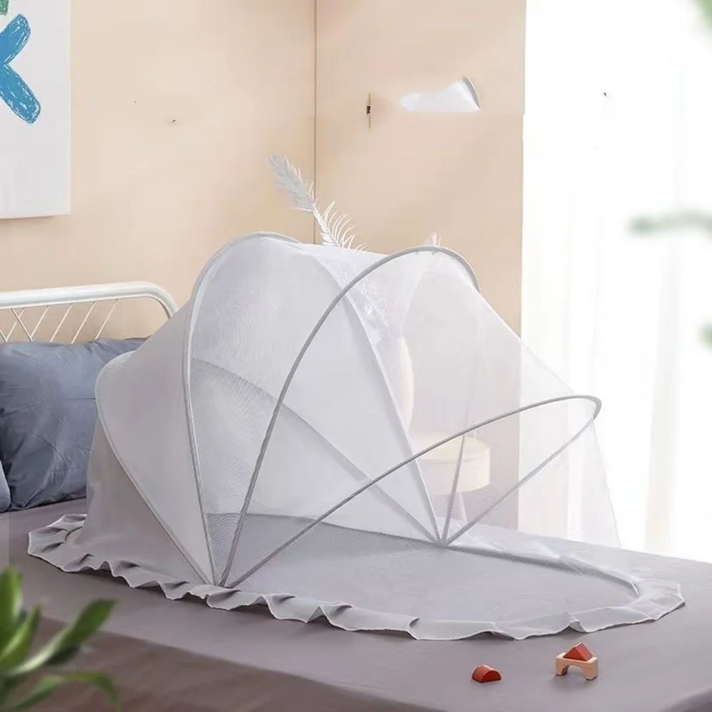Foldable Mosquito Net Canopy for Bed