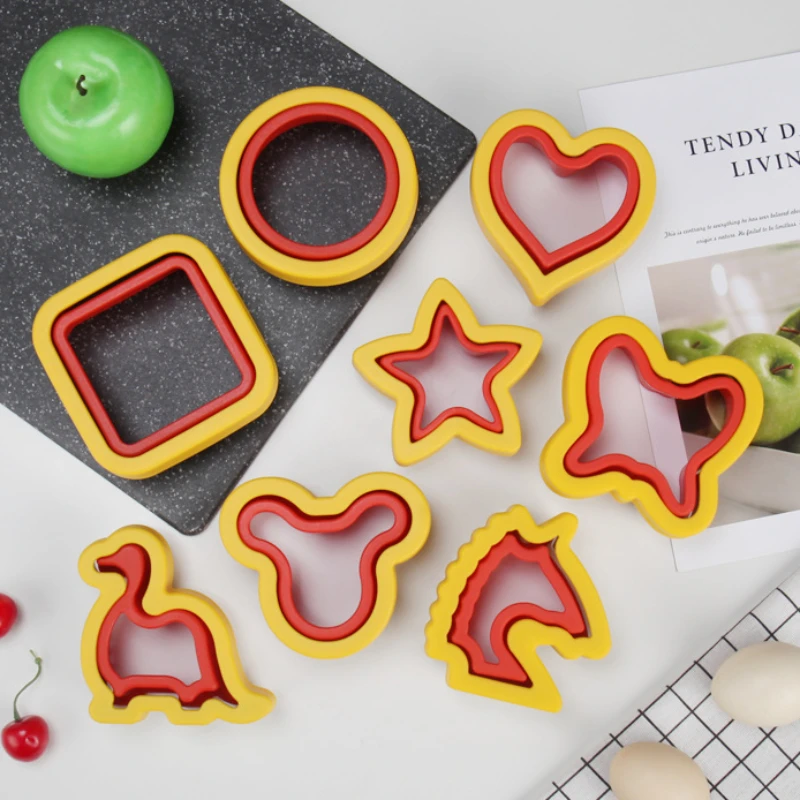 

Hamburger Pie Sealer Mold Bread Stainless Steel DIY Sandwich Cutter Baking Cookies Cutting Sealing Mould Kids Food Maker Tools