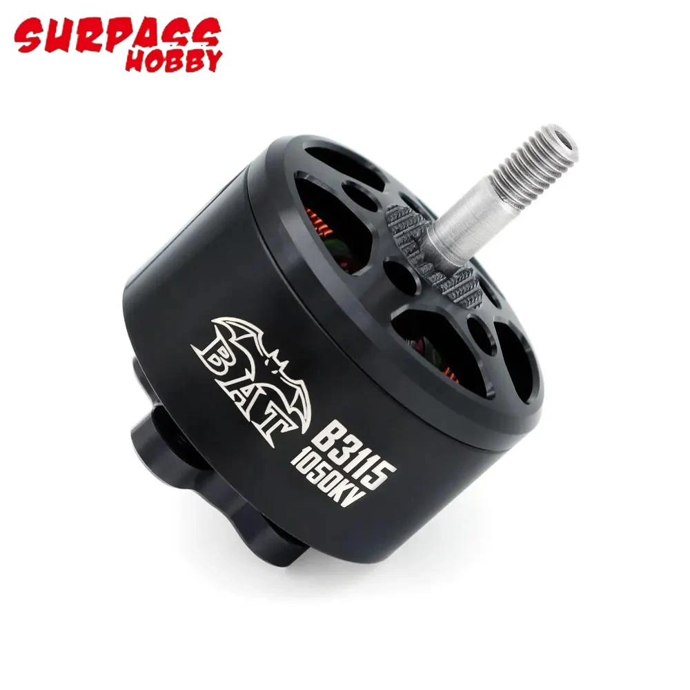 Surpass Hobby Bat B3115 3115 900KV 1050KV 5-8S 14-Pole CW Brushless Motor M5 Alloy Shaft For Long Range X-Class FPV Racing Drone