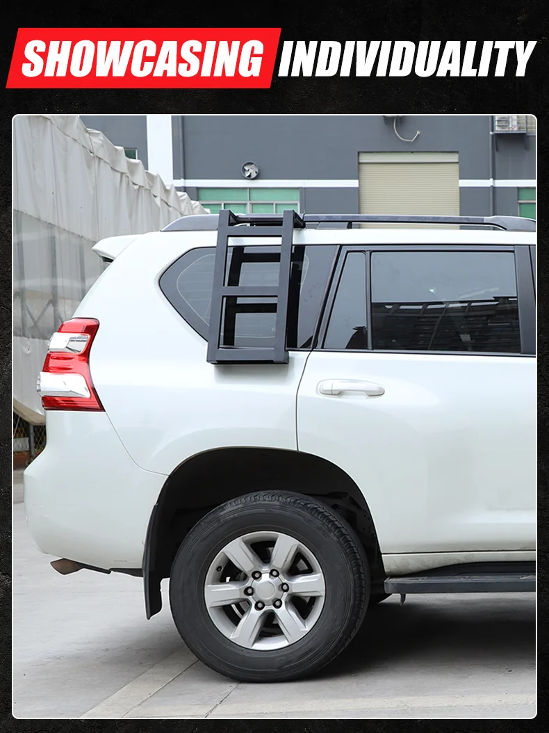 トランクラックリアドア登山はしごテールゲート棚スズキジムニー用互換