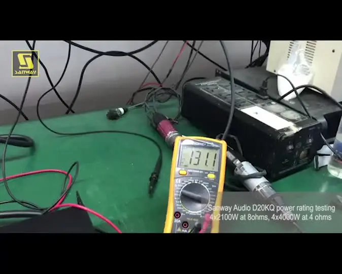 D20KQ 16000 Вт 4-канальный стереоусилитель мощности класса D DSP FP20000Q