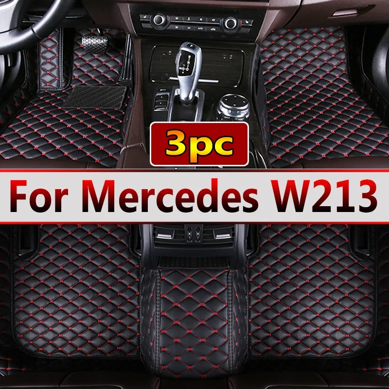 

Автомобильные коврики для Mercedes W213 2017-2020, Прямая поставка, аксессуары для салона автомобиля, кожаные коврики, коврики, подкладки для ног