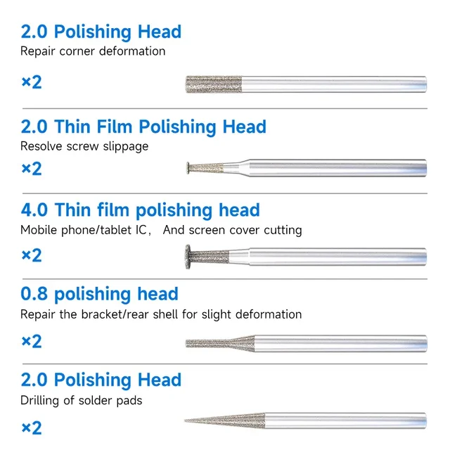 دريل الشحن الاحترافي XZZ Z1 PRO – دريل حفر الآيسيهات وقص الشاسيهات متعدد السرعات 3