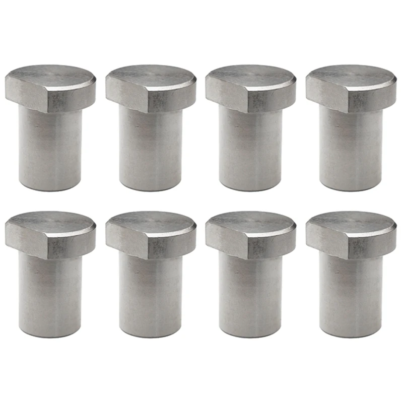 Promotion! 8Pcs Stainless Steel Workbench Peg Brake Stops Clamp 19MM Dogs Woodworking Table Limit Block Workshop Tools | Инструменты