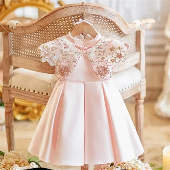 Flower Girl Satin Gown 1