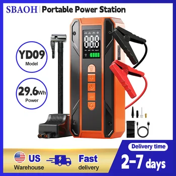Portable Jump Starter Air Pump Combo 1