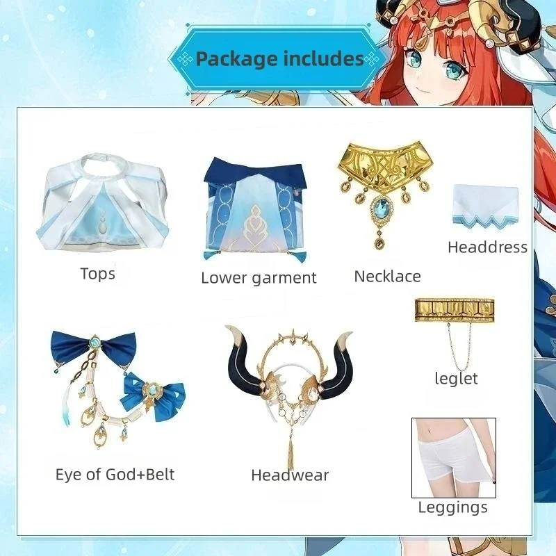 Genshin Impact Nilou Traditional Dancer Costume Cosplay Costume