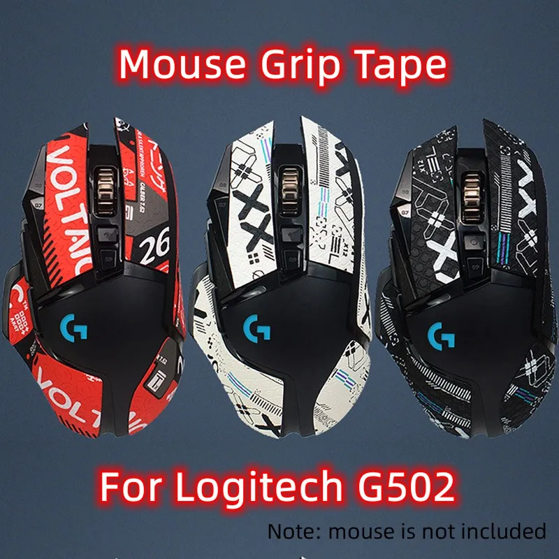Mouse Grip Tape Pelle Di Lucertola Adesivo Antiscivolo Succhiare Il Sudore Per Logitech G502 Hero G502 Mouse Da Gioco Wireless Assorbimento Del Sudore