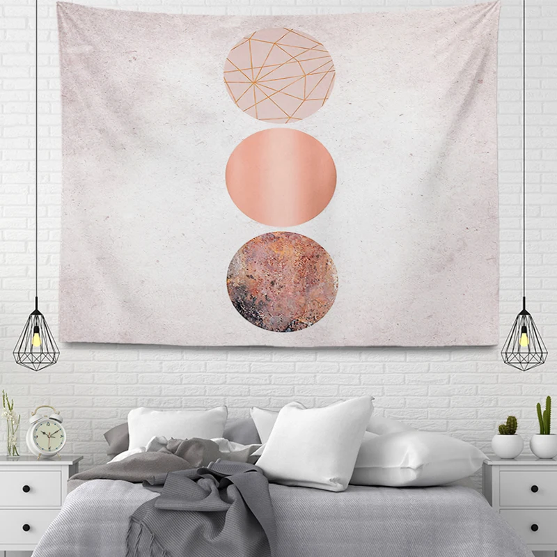 Wall decoration tapestry aesthetic room decor Rainbow accessories hanging nordic large fabric wall home autumn decor qq