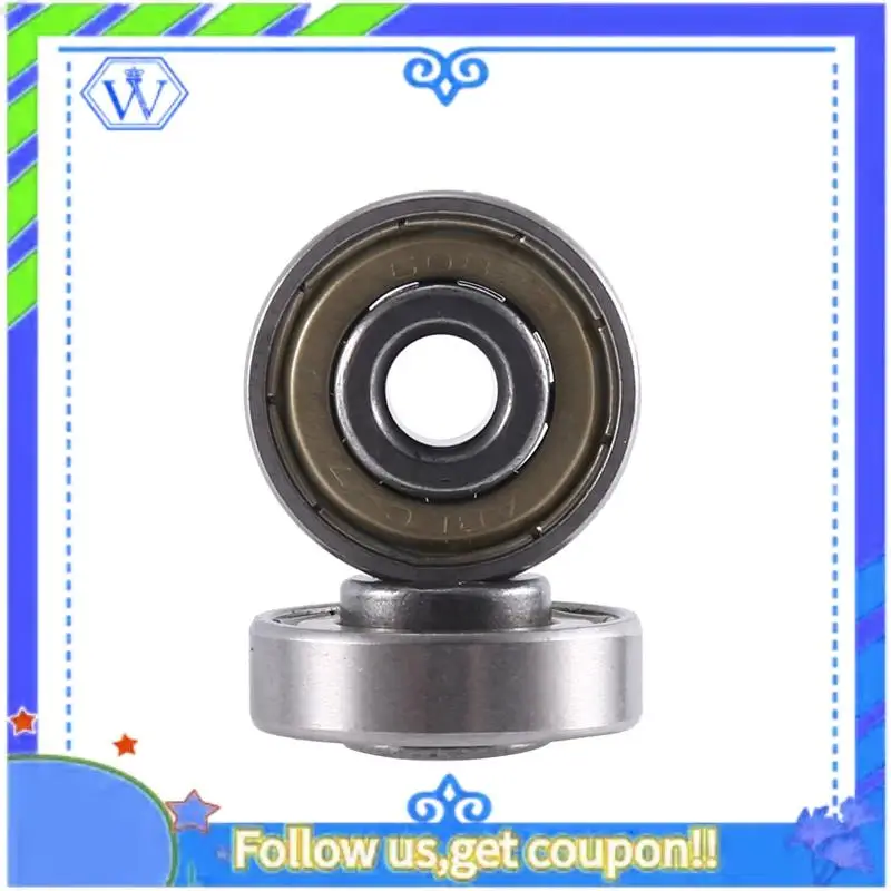 A55P-50 X 22 Mm 6개의 수하물 가방 교체 바퀴 세트, PU 회전 캐스터 휠 탄소강 베어링 수리 키트