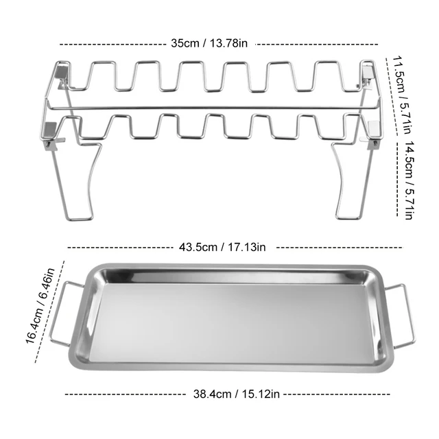 Chicken Leg Rack for Grill 6