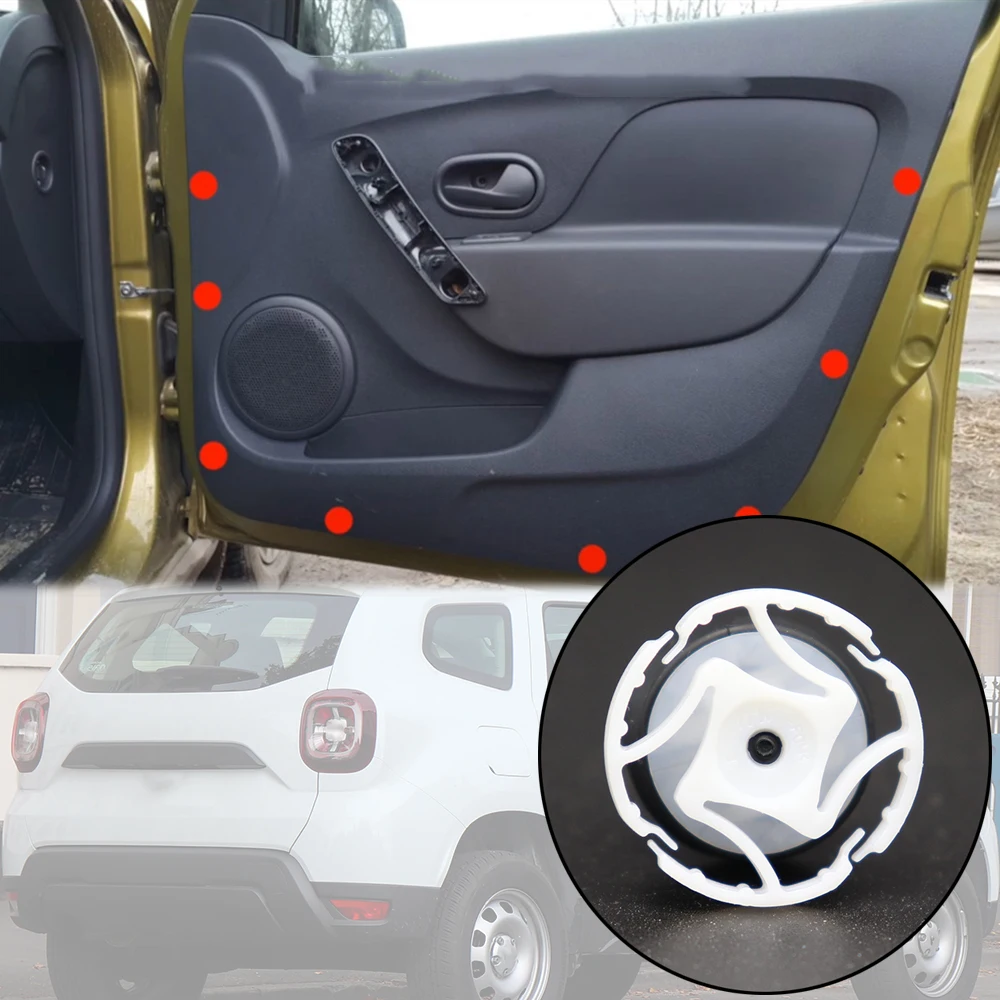 Car-Interior-Door-Trim-Panel-Card-Retainer-Clips-Moulding-For-Renault ...