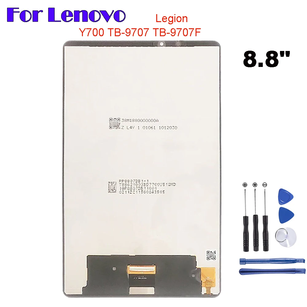 

AAA+ For Lenovo Legion Y700 8.8" TB-9707 TB-9707F 9707 9707F LCD Display Touch Screen Digitizer Glass Assembly Repair Parts