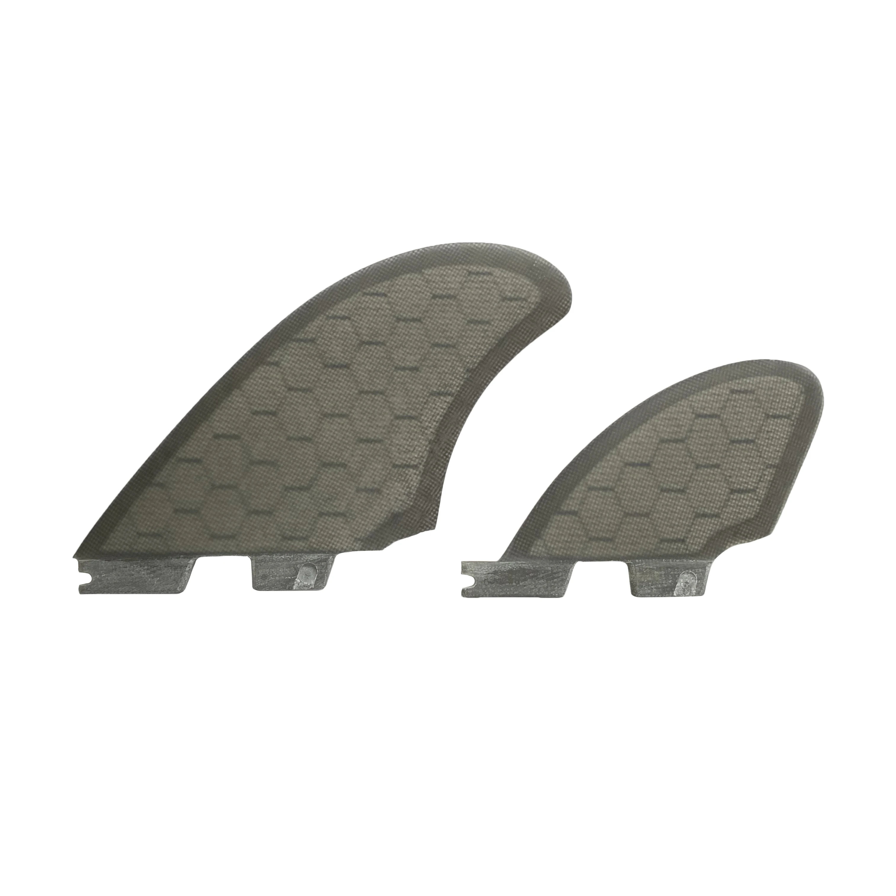 Surfboard Fins RISECE FCS 2 Honeycomb Quad Surfboard Fin Gray Quad Set 4 Pieces Set