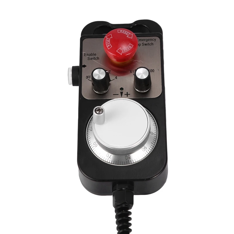 

2X Универсальный ЧПУ 4-осевой Mpg кулон ручное колесо 100 импульс 5 В и аварийный остановка ЧПУ маршрутизатор ручное колесо 4-осевого типа