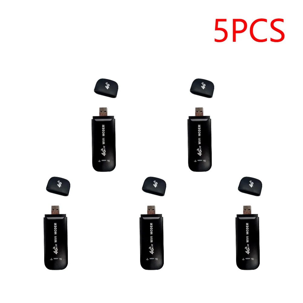 High-Speed 4G LTE Portable WiFi Dongle with SIM Card Slot - Unlocked Wireless Broadband Modem and Network Adapter