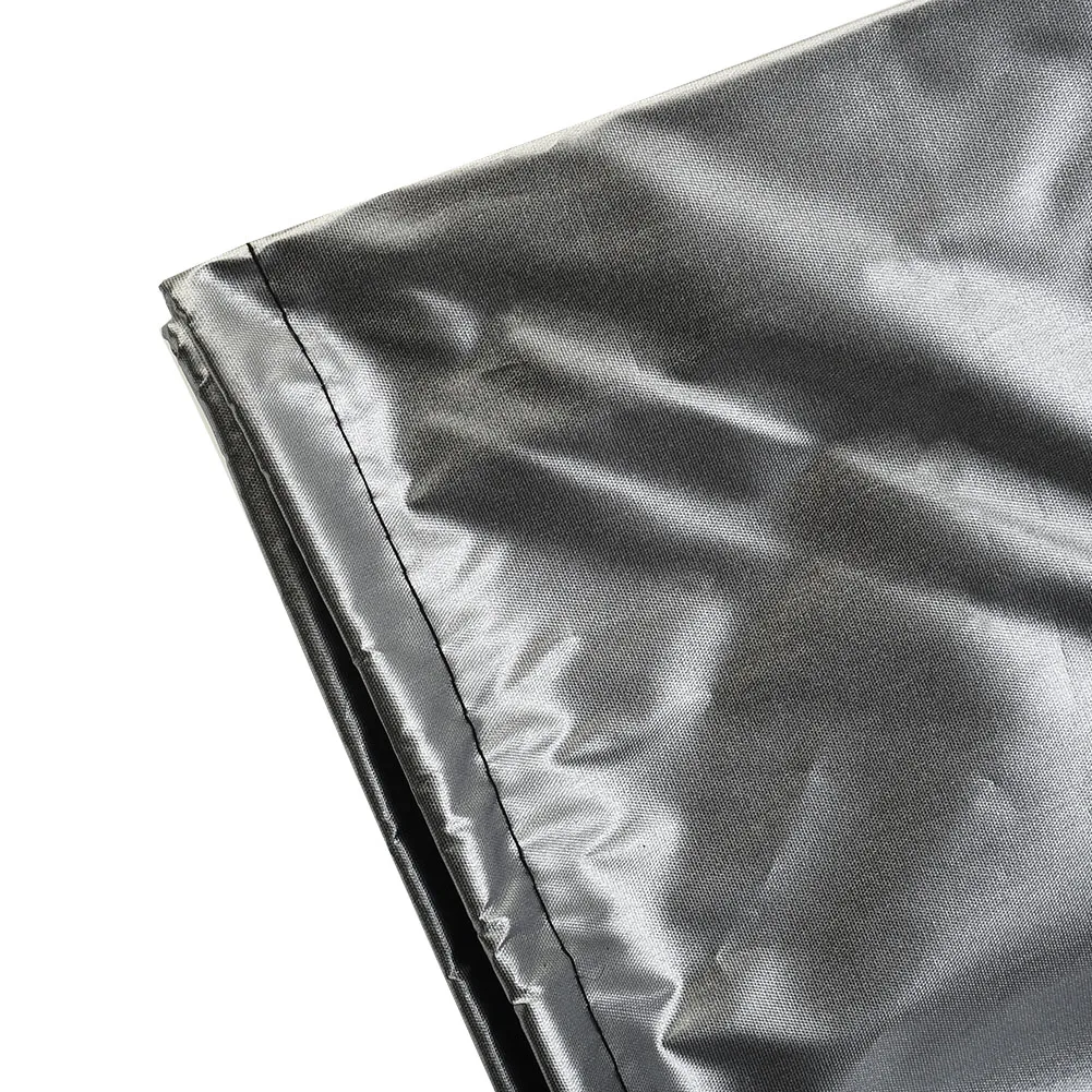 Outdoor Pool Cover Cover Cap 200×200×30cm Dust-proof Jacket Bag Protector Silver Coated Fabric Waterproof