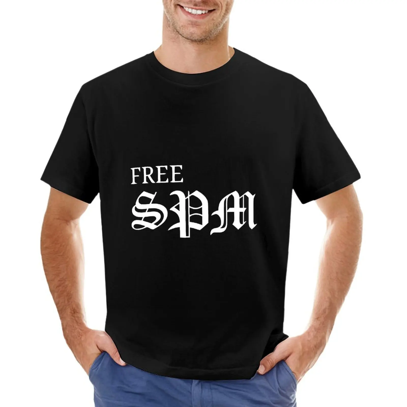 

Free SPM Carlos Coy T-Shirt summer clothes man t shirt baggy shirts Blouse anime shirts men