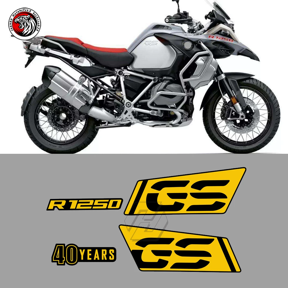 Motorcycle Front Fairing Sticker Fits for BMW R1250GS Adventure 2017-2021 40 Years GS Decal