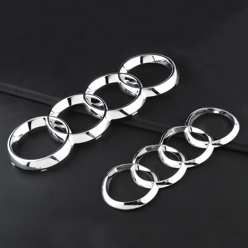 Audi Sportback ABS Auto Emblem 4-Ring Car Grille and Trunk Decoration Accessory