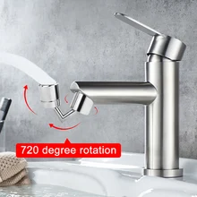 Universal 720 Degree Rotating Faucet Spray Head Filter Adapter Water Saving Tap Universal Splash Bathroom Kitchen Accessories