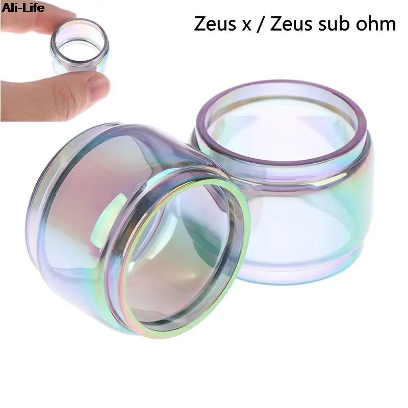 Hot 1Pc Bubble Fat Sostituzione Tubo Di Vetro Per Zeus X /Zeus Sub Ohm Mesh Tank