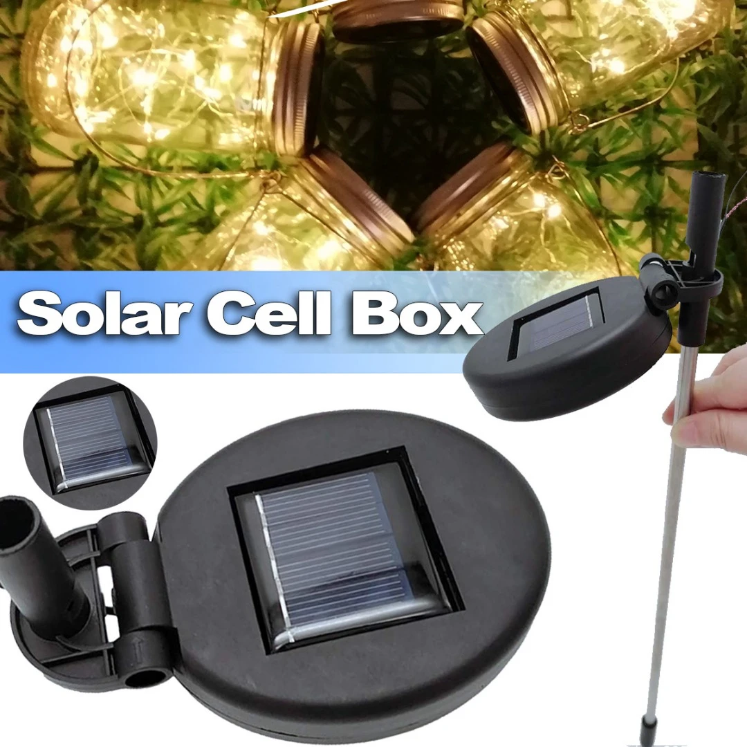 1pc Solar Panel LED Light Top Battery Box Replacement Waterproof Polysilicon Solar Panels For Outdoor Garden Lighting Accessorie solar pool lights Solar Lamps