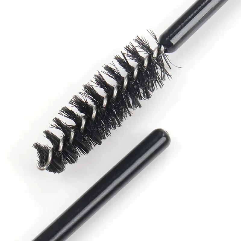 Black Nylon Disposable Eyebrow Makeup Brush Mascara Applicator