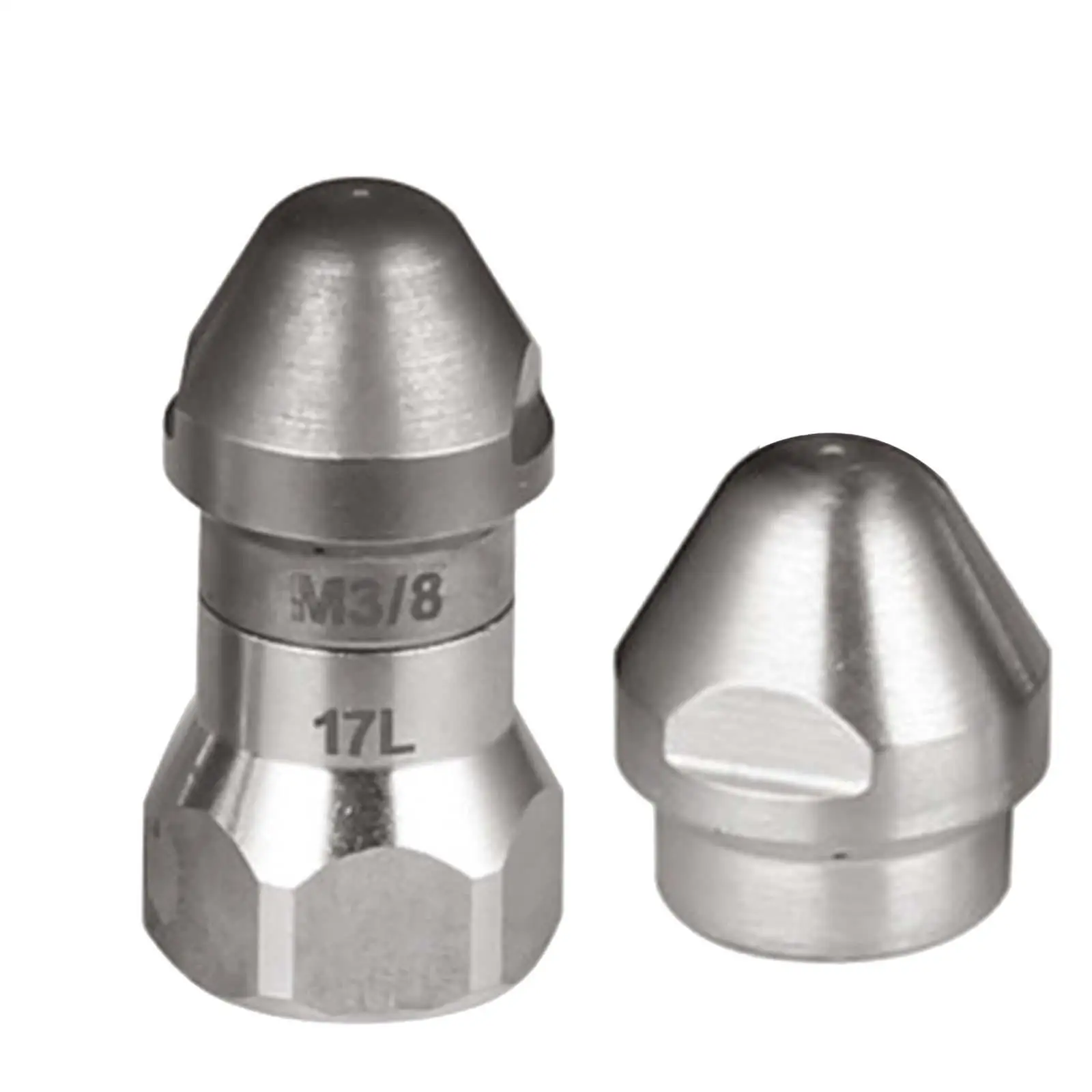 Sewer Jet Nozzle Front 1 Rear 6 High Pressure Spray Head Discharge Pipe Nozzles Sewer Jet Nozzle Front 1 Rear 6 High Pressure Spray Head Discharge Pipe Nozzles