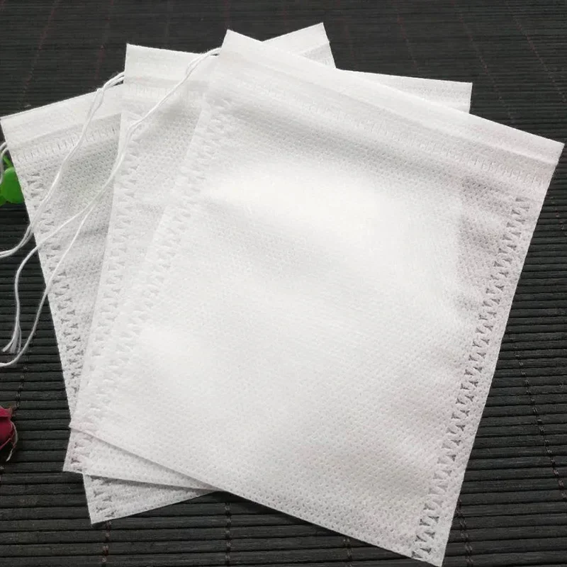 100pcs Food Grade Non-woven Fabric Tea Bags Tea Filter Bags for Spice Disposable Heal Seal Spice Filters Teabags Tools disposable tea filter bags disposable tea bags