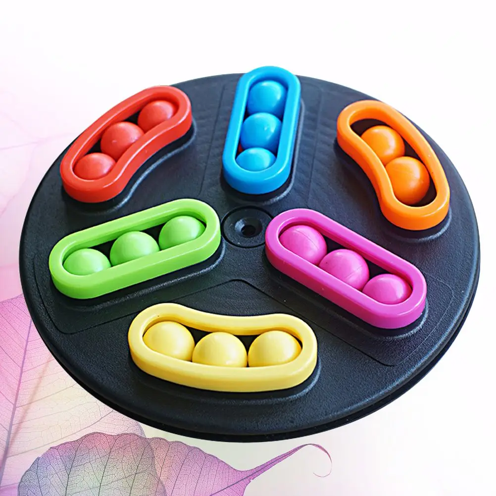 Rotating Maze Ball Toy Plastic Beads Puzzle Game Kids Brain Development Stress Relief Gift Student Reward