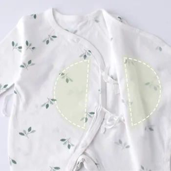 AYNIGIELL ملابس أطفال صيفية رقيقة، بذلة أطفال رائعة ومسامية، ملابس أطفال ناعمة من القطن الخالص 6