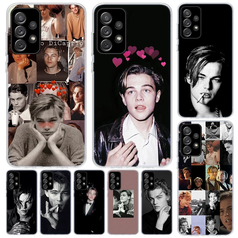 Leonardo Dicaprio Young Cover Per Samsung Galaxy A52 A53 A12 A13 A72 A73 Cover Per Samsung Galaxy A52 A53 A54 A12 A13 A14 Phone