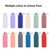 Stainless Steel USA Style Small Mouth Bottle Outdoor Sports Portable Thermos Cup Lifting Ring Water Bottle 2