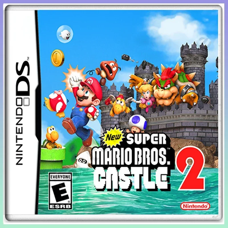 Nuova Super Mario Bros Castle 2 Nds/Ds/3Ds Game Card In Scatola In American English Game Cartridge Regali Giocattolo Per Bambini