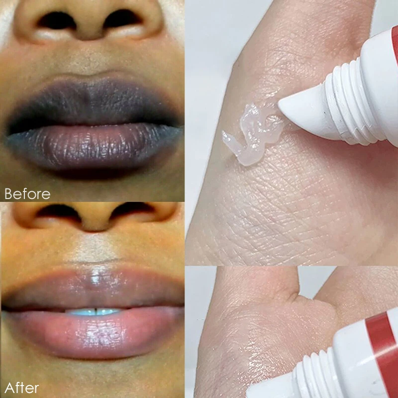 Naturally Pink Serum Lips Pink Fresh Remove Dark Lips Gel Lightening Essence Cream Balm Repair Fine Line Brighten Lip Exfoliator