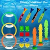 Diving Toys Breath Closure Training Water Underwater Toy Set Children's Swimming Pool Treasure Hunt Water Ring Diamond Kids Toys 2