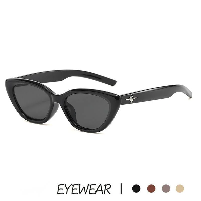 2024 neue GM gleichen Stil Sonnenbrille Damen Sonnenbrille europäischen und amerikanischen Retro kleinen Rahmen koreanische Mode Cat Eye Brille_voghion.com