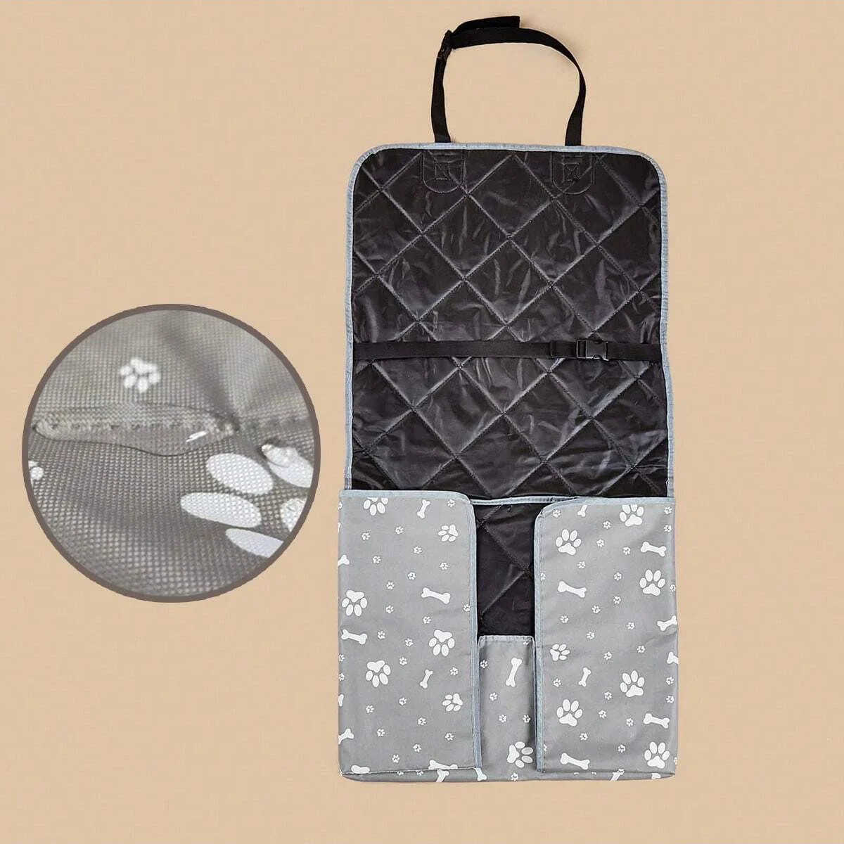 1pc-Pet car seat cushion, dog car seat cushion, front seat cover, single-layer dirt and scratch resistant car seat cushion