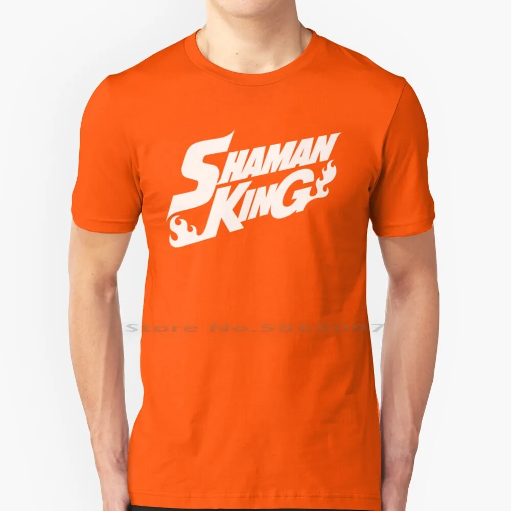 T-Shirt Con Logo Shaman King ( 20Th Anniversary) 100% Cotton Shaman King Big Size 6Xl Tee Gift Fashion