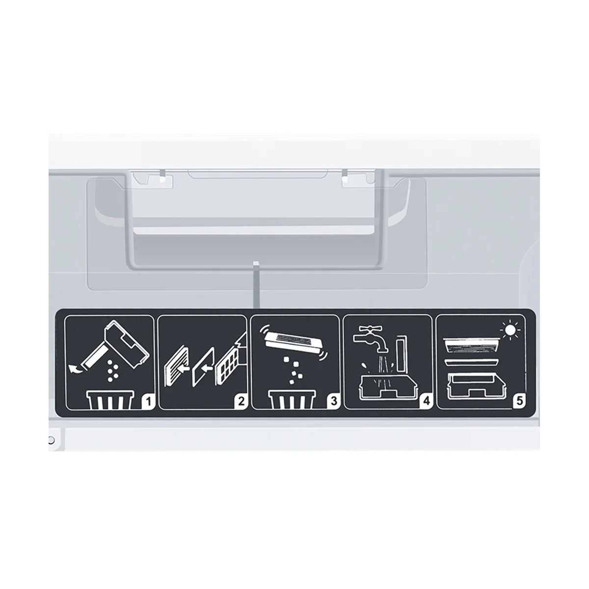 Dust Box Dust Bin Container Parts for Deebot X1 OMNI/ T10 Vaccum Cleaner Dustbin Box Accessories White
