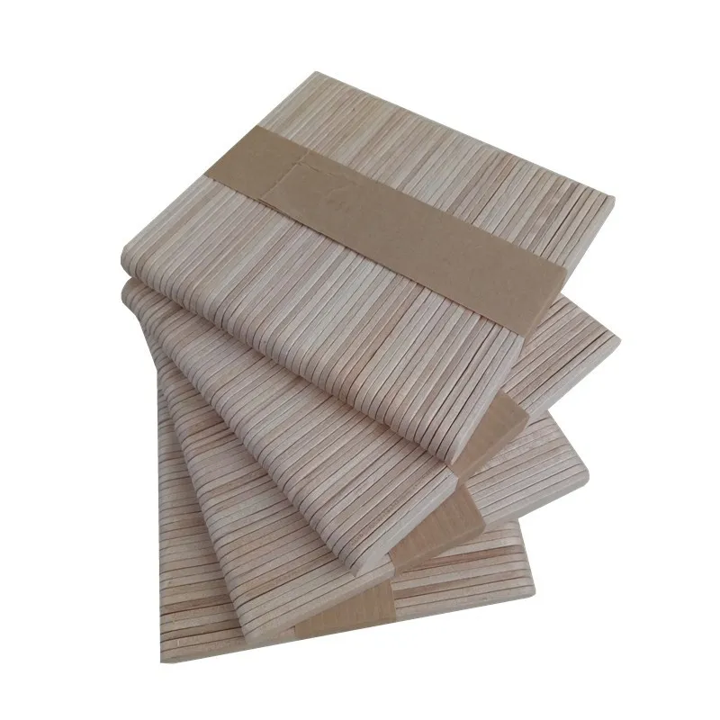 93 Plain Wooden Ice Cream Pudding Sticks 1.6 Inches Small Sticks Cake Dessert Taster Spoons Lolly Silicone Ice Cube Maker Ice Maker