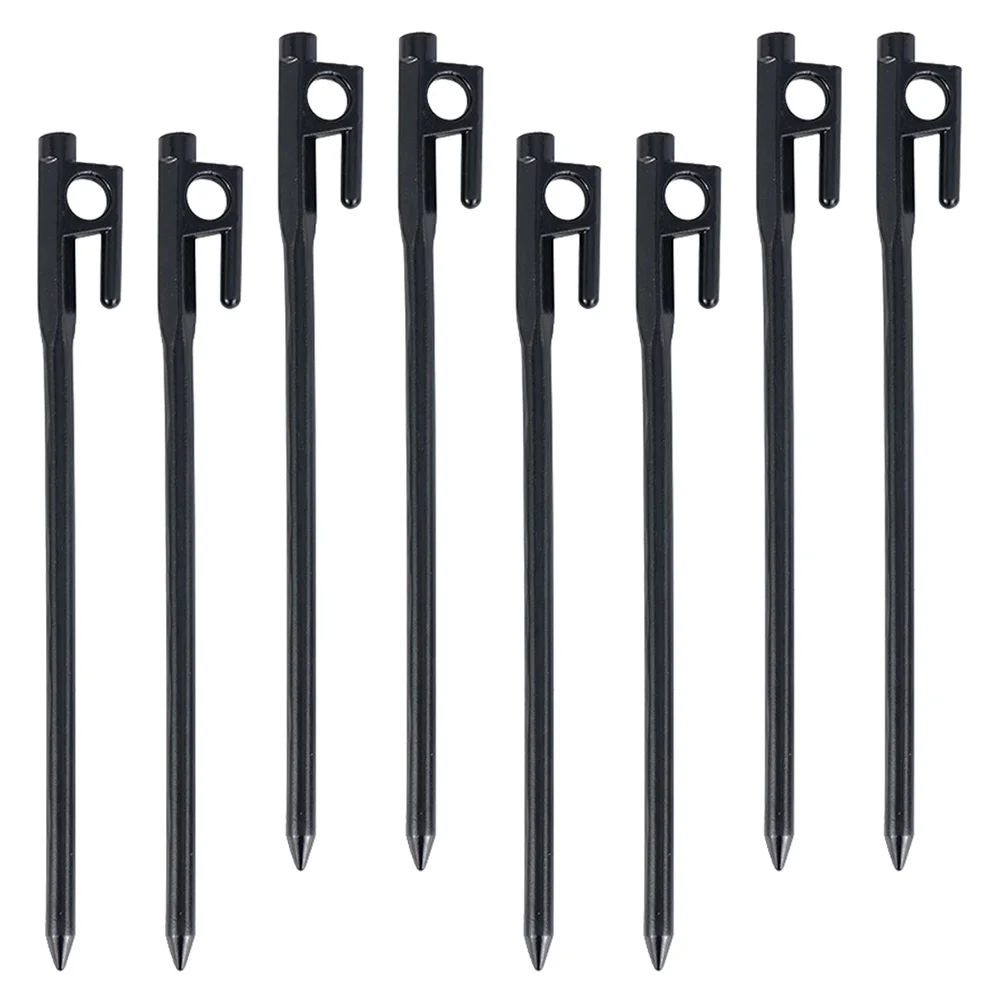 

8 Pcs Tent Pegs Tents Cast Iron Ground Fixor Outdoor Camping Safety Stakes Garden