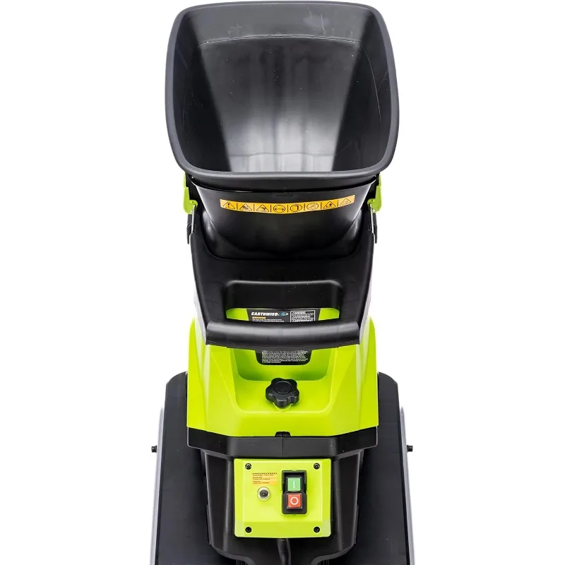 15-Amp Garden Corded Electric Chipper, Collection Bin 5