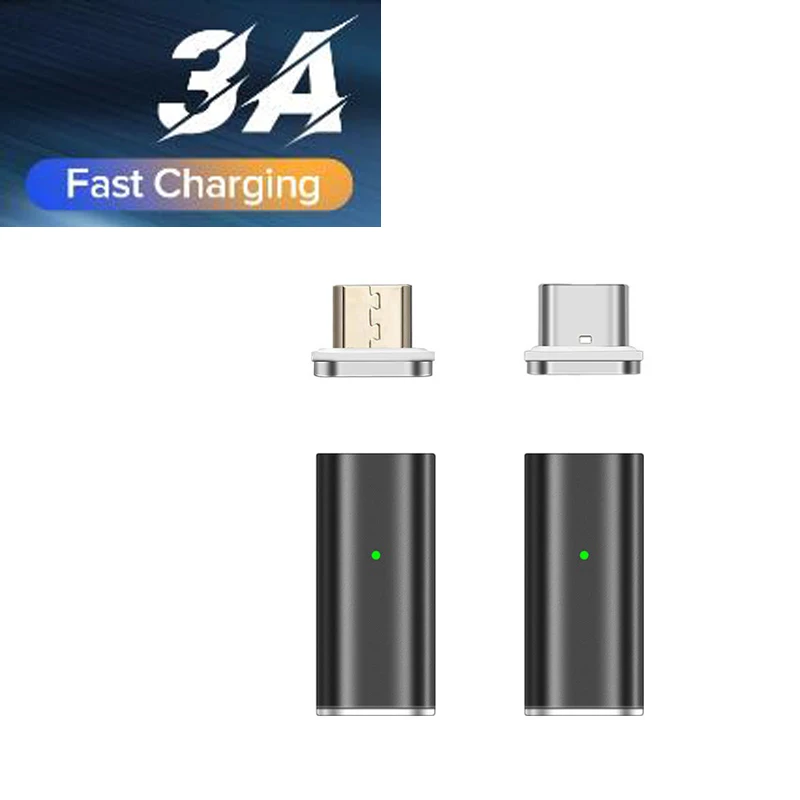 Adattatore Magnetico Per Samsung Galaxy A7 2017, Galaxy A5 2017, Galaxy C7 Pro, C5 Pro, Tab S3, Ricarica Galaxy S8