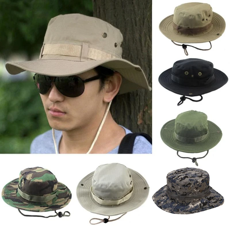 Sun Hats Fishing Camouflage Cap for Men Outdoor Sports Hiking Hunting