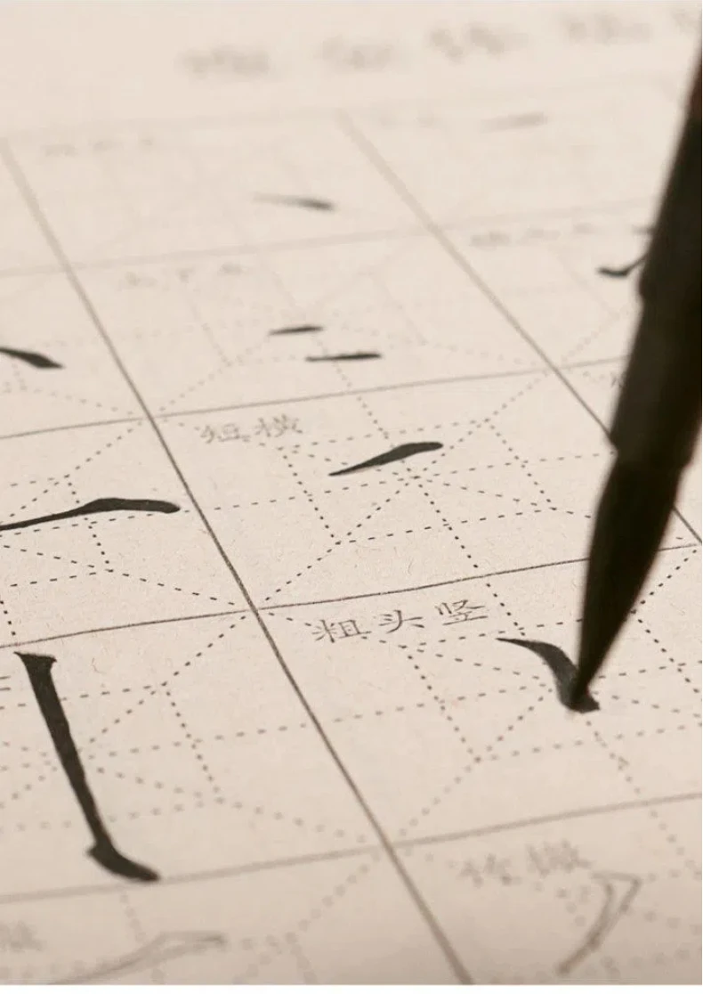 Dünne Gold Körper Kligraphie Copybook spezial isierte Kinder chinesischen Charakter Kalligraphie Kopieren Schreiben Praxis Notizbuch Anfänger – Detail 8