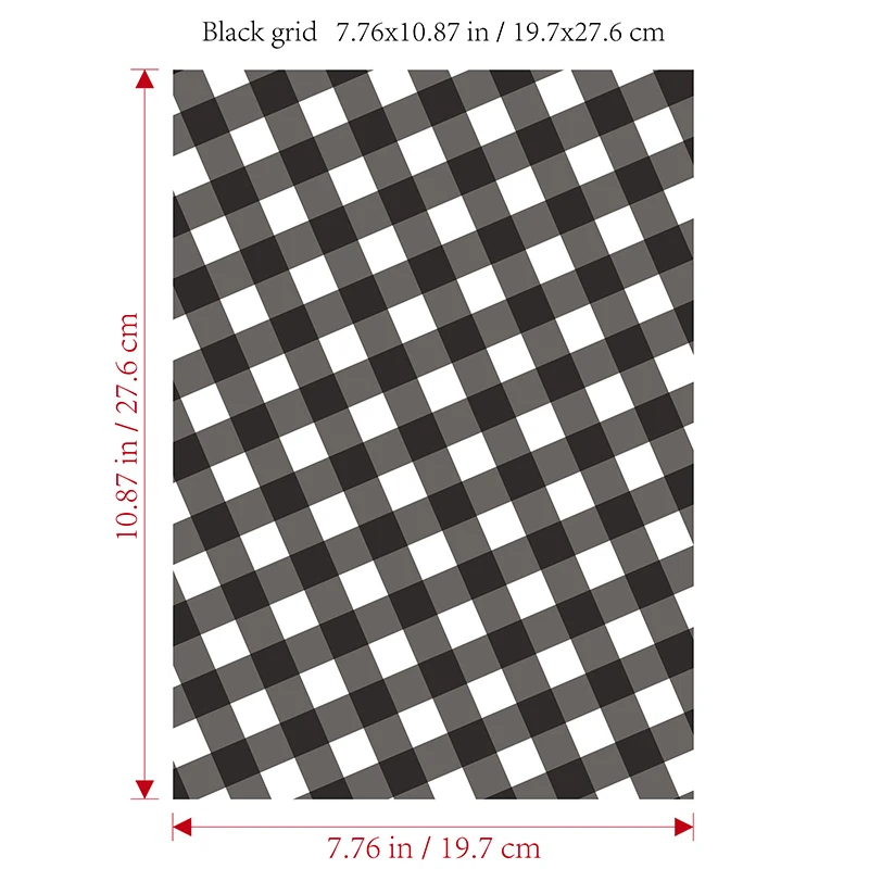 50 Pcs Greaseproof Checkered Food Wrapping Paper – Oil Resistant Burger, Sandwich &... - SKU CFWP1023 - UGI Packaging