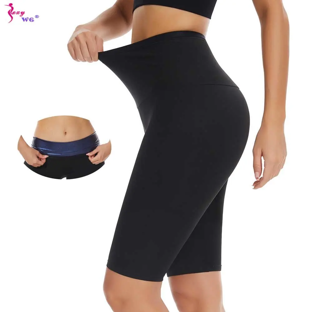 

SEXYWG Sauna Shorts for Women Weight Loss Pants Slimming Womens Clothing Compression Sportwear Workout Gym Hot Sweat Short