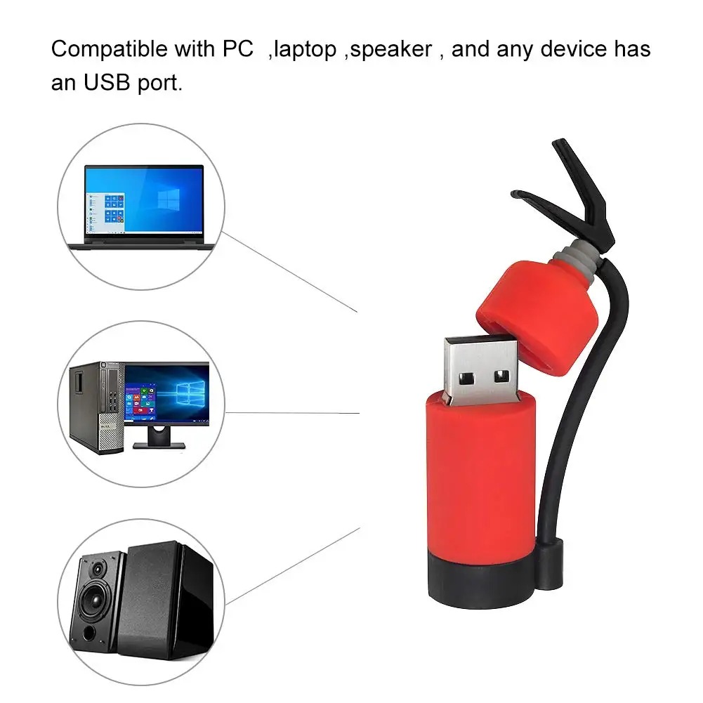 cartoon fire extinguisher Pen drive 4GB 8GB 16GB 32GB 64G 128G USB flash drive Pen stick memory card U disk pendrive Gift usb flash drive flash drive